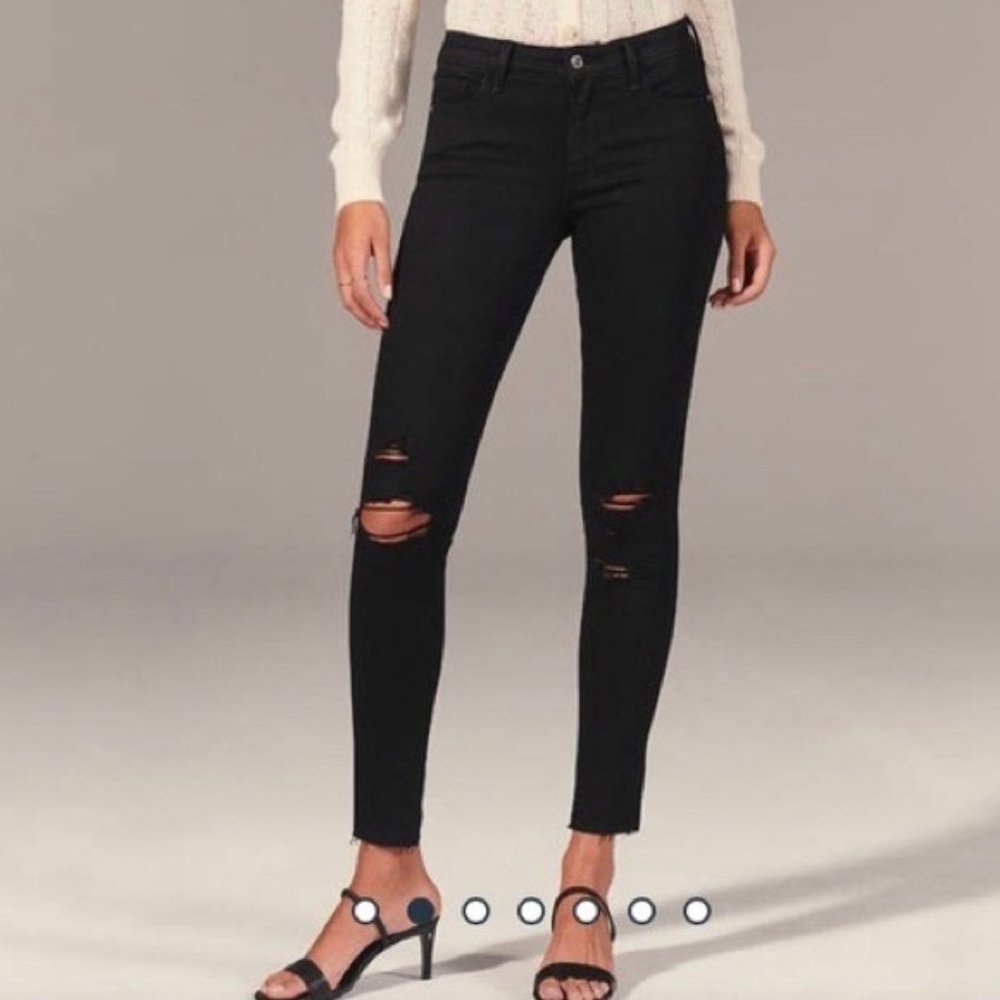 Abercrombie & Fitch Simone High Rise Ankle Jean